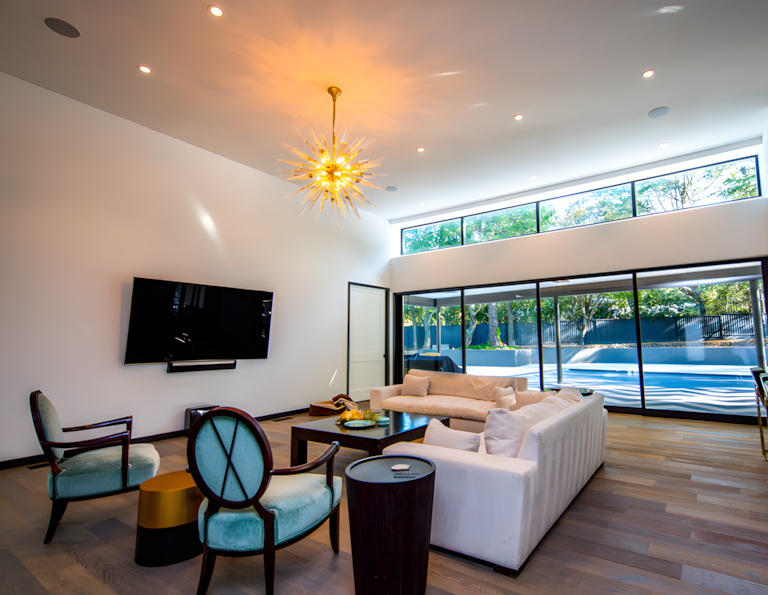 Open modern living room